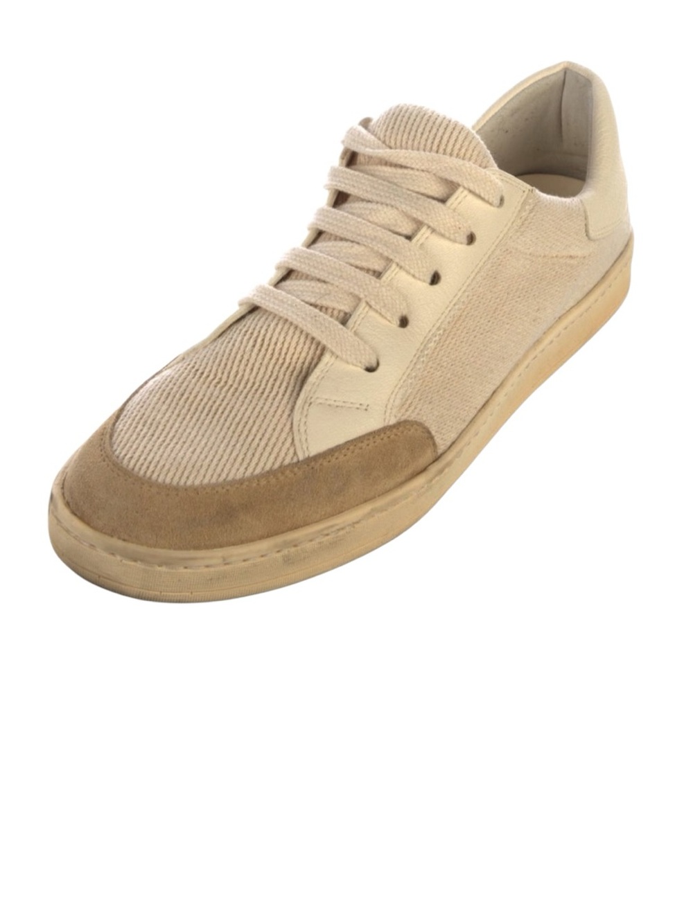 Pedro Garcia Women's Tadea Low-Top Tennis Sneaker in Cream Size W10 (EU 41)